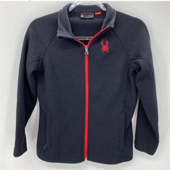 SPYDER Youth Constant Full Zip Stryke Knit Jacket - Picture 3 of 6